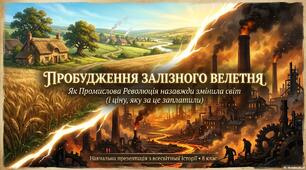 Презентація "Початок індустріальної  революції, її вплив на життя різних верств населення."