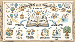 8 вересня - Міжнародний день грамотності