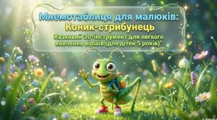 «Мнемотаблиця "Коник-стрибунець"»