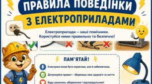Правила поведінки з електроприладами (робочі аркуші)