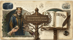 👑Відлуння вічних образів: Король Лір та жанр балади.😔🏰З вибором правильної відповіді у тексті