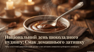 26 червня - Національний дню шоколадного пудингу у США