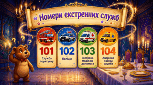 Номери екстренних служб (постери)