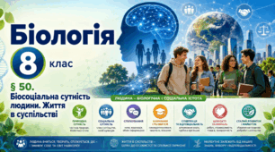 Біосоціальна сутність людини. Життя в суспільстві. Презентація, інфографіка, робочий аркуш