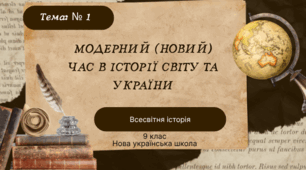 Модерний (Новий) час: Від підданих до громадян. Формування громадянського рівноправ’я та парламентської демократії (за підручником І. Щупака, 2026 р.)