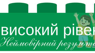 Наочність "Рівні оцінювання з цеглинками".