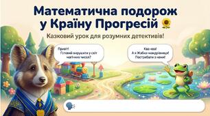 Інтерактивна ігрова презентація «Математична подорож у Країну Прогресій»