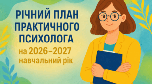 Річний план роботи практичного психолога на 2026/2027 н.р. з урахуванням сучасних викликів (для ставки 0,50-0,75)