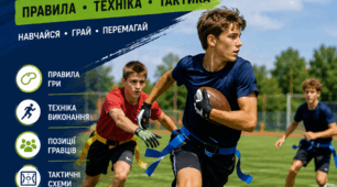 ФЛАГ-ФУТБОЛ . Правила.Техніка .Тактика . Для учнів 5–11 класів (наочний матеріал)