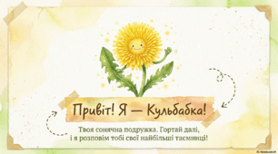Презентація "Таємниці звичайної кульбабки"