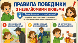 Правила поведінки з незнайомими людьми(робочі аркуші)