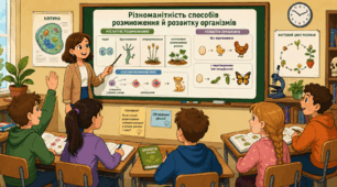 Різноманітність способів розмноження й розвитку організмів