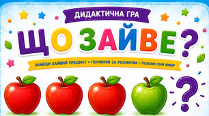 Дидактична гра «Що зайве?»