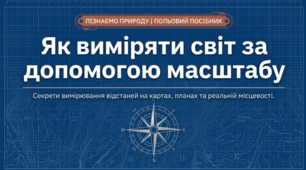 Вимірювання відстаней за масштабом