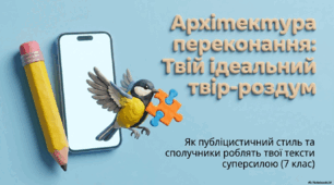 Презентація «Письмовий твір-роздум у публіцистичному стилі з використанням сполучників підрядності (за складним планом)»
