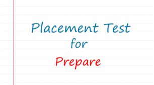 Prepare. Placement Test