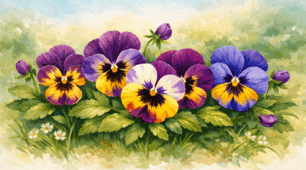 🌸💜💛Пазл 🌸«Чарівна квітка: збери фіалку триколірну»🌸
