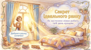 Презентація "Секрет ідеального ранку" (до дня застелення ліжка -11 вересня)