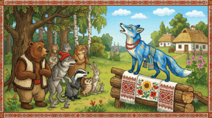 🐾✨👑Хронологія обману: встановлюємо послідовність частин казки Івана Франка "Фарбований Лис"