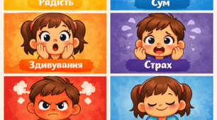 8 емоцій. Безкоштовні картки для занять із дітьми (НУШ, ЗДО)