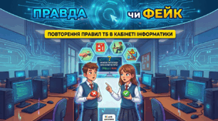 Повторення правил ТБ в кабінеті інформатики