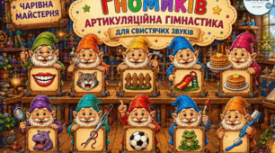 Артикуляційна гімнастика для шиплячих, свистячих та сонорних звуків