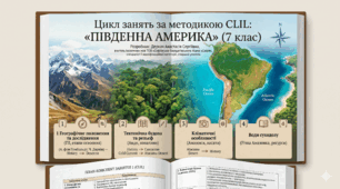Цикл занять за методикою CLIL: «Південна Америка» (7 клас)