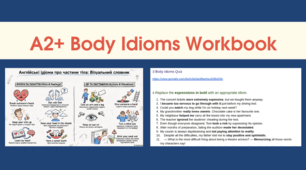 A2+ Body Idioms Workbook