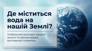 Де міститься вода на Землі