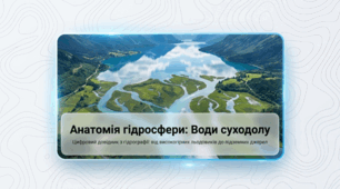 Води суходолу: Річки та озера