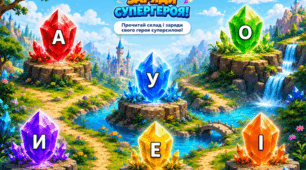 Дидактична гра «Заряди супергероя!» (читання складів)