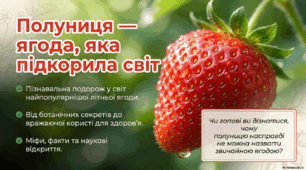 Полуниця- ягода, яка підкорила світ
