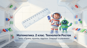 Росток 2 клас Ч.2 Урок 3 Пряма, промінь, відрізок
