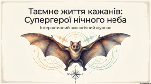 Прихований світ кажанів: природа, міф і наука