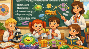 Будова та функції немембранних компонентів клітин (цитоплазма, цитоскелет, клітинний центр, веретено поділу). Органели руху клітин