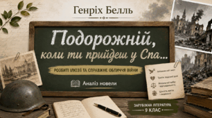 9 клас НУШ. Генріх Белль. "Подорожній, коли прийдеш у Cпа..." (презентація до уроку додаткового читання)