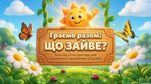 Літня дидактична гра«Що зайве? Літо».