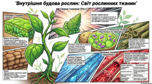 Внутрішня будова тканин рослин