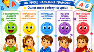 Рефлексія, 1 клас