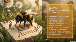 10 липня - День «Не наступайте на бджіл»