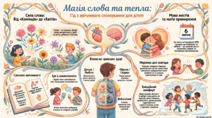 Інфографіка "Магія слова для дітей"