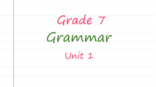 Prepare 7. Unit 1. Grammar