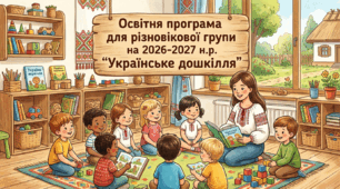 Освітня програма для різновікової групи на 2026-2027 н.р. За "Українським дошкіллям"