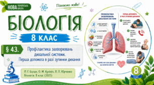 Профілактика захворювань дихальної системи. Перша допомога в разі зупинки дихання. Презентація, інфографіка, робочий аркуш