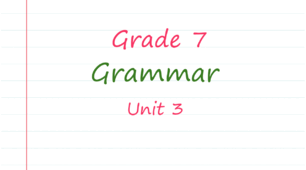 Prepare 7. Unit 3. Grammar