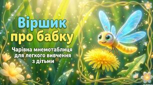 Мнемотаблиця про бабку».