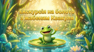 Презентація "Екскурсія на болото з жабеням Квакуля"(Жаба)