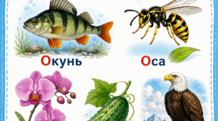 Малюнок та розмальовка «Буква Оо»