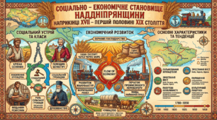 Соціально  - економічне становище Наддніпрянщини наприкінці ХVӀӀӀ – першій половині ХӀХ століття. Ч1