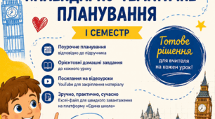 Календарно-тематичне планування розроблено за підручником «Англійська мова. Start Up. 4 клас» авторів Світлани Губаревої та Оксани Павліченко